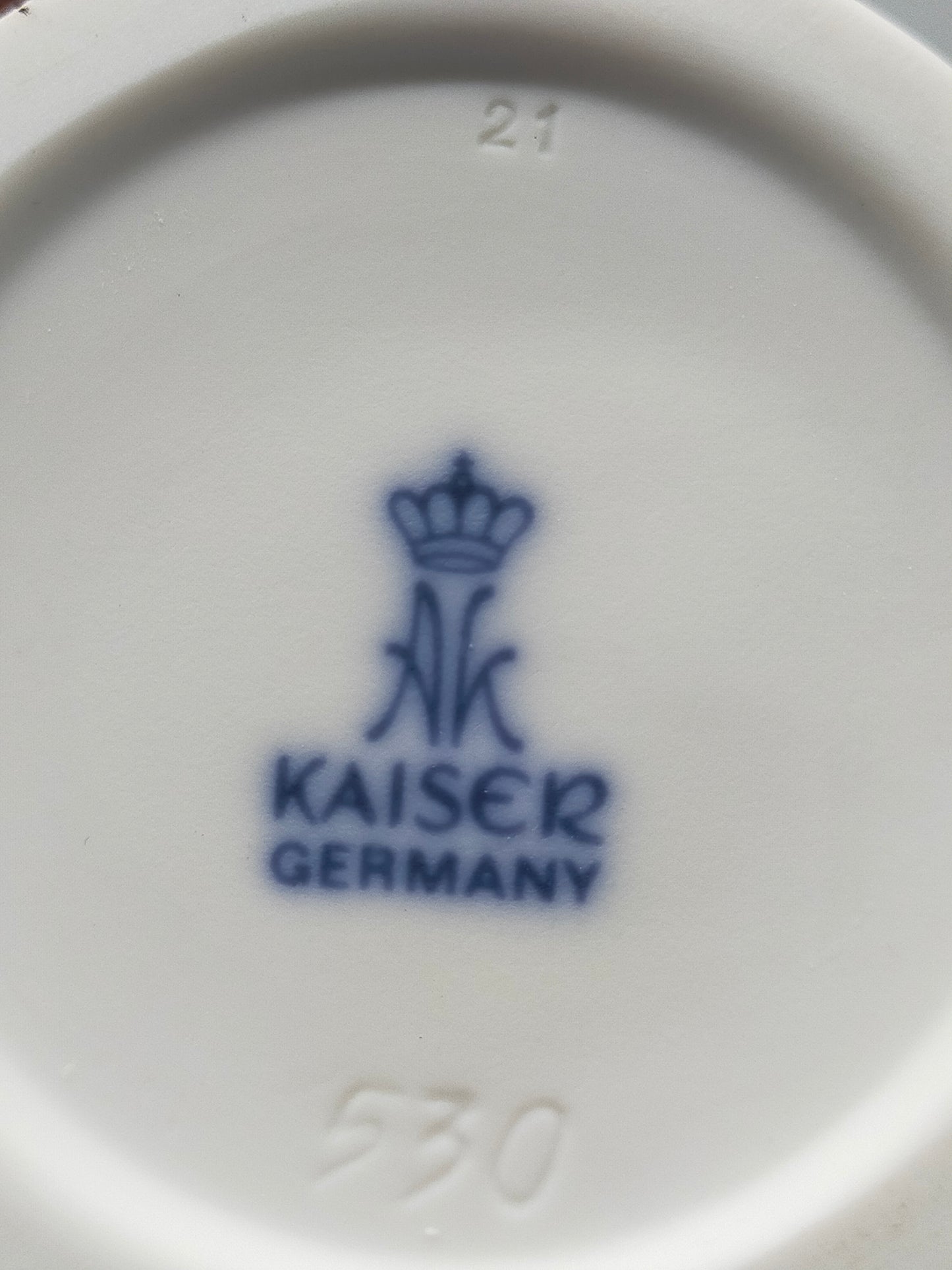 Kaiser Porzellan Figur Ballerina Elegante Biskuitporzellan Tänzerin