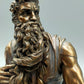 Veronese Moses Bronze Skulptur mit Gesetzestafeln Signiert (1998)