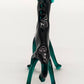Kunstvolle Murano Glasfigur Pferd Elegantes Design in Smaragdgrün
