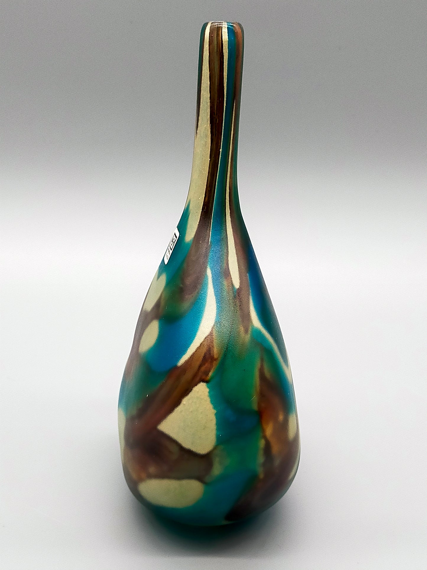Exklusive Mdina Glass Malta Designer Vase Farbenprächtiges Studioglas
