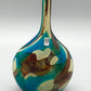 Exklusive Mdina Glass Malta Designer Vase Farbenprächtiges Studioglas