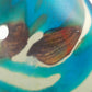 Exklusive Mdina Glass Malta Designer Vase Farbenprächtiges Studioglas