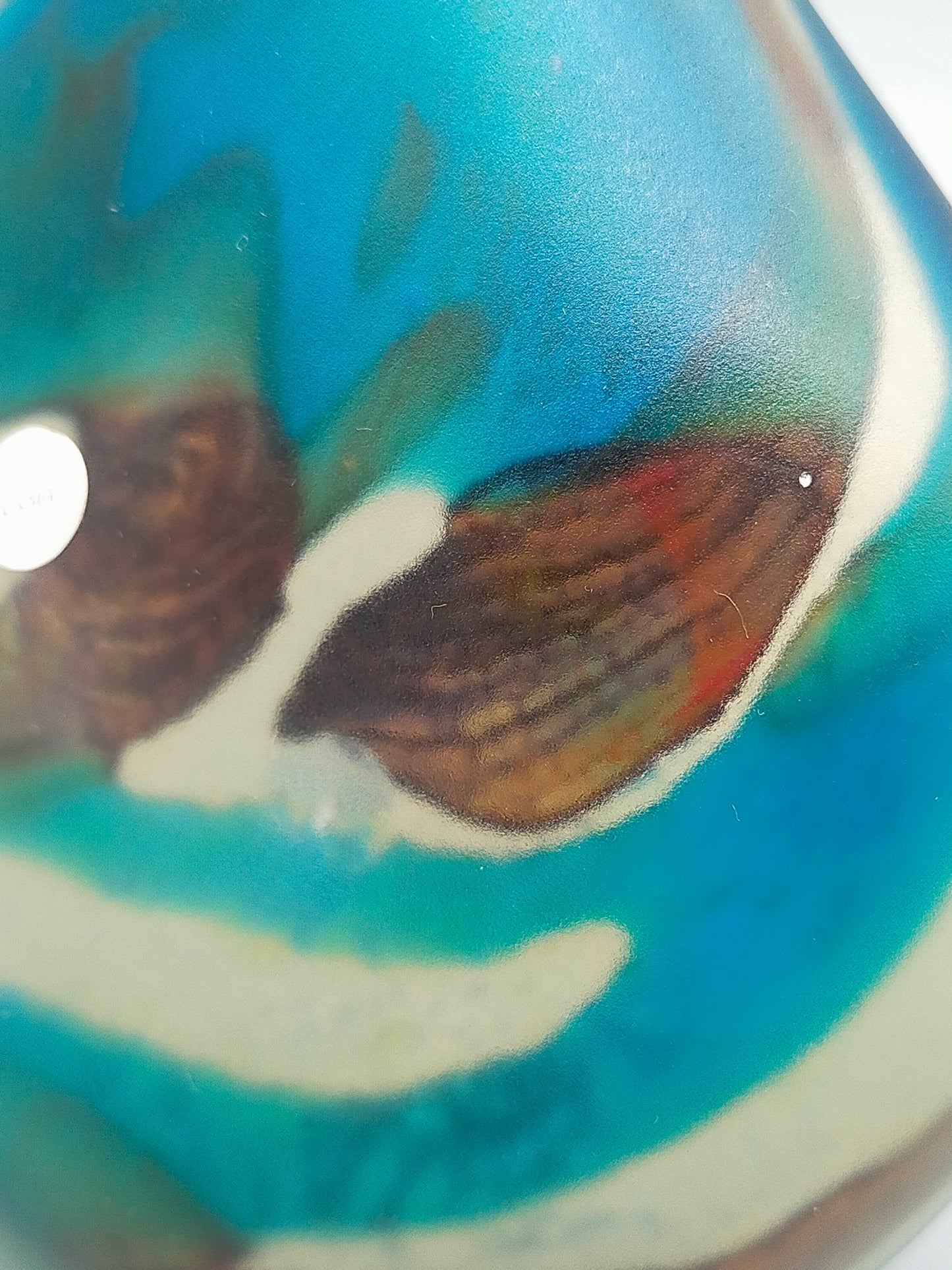 Exklusive Mdina Glass Malta Designer Vase Farbenprächtiges Studioglas