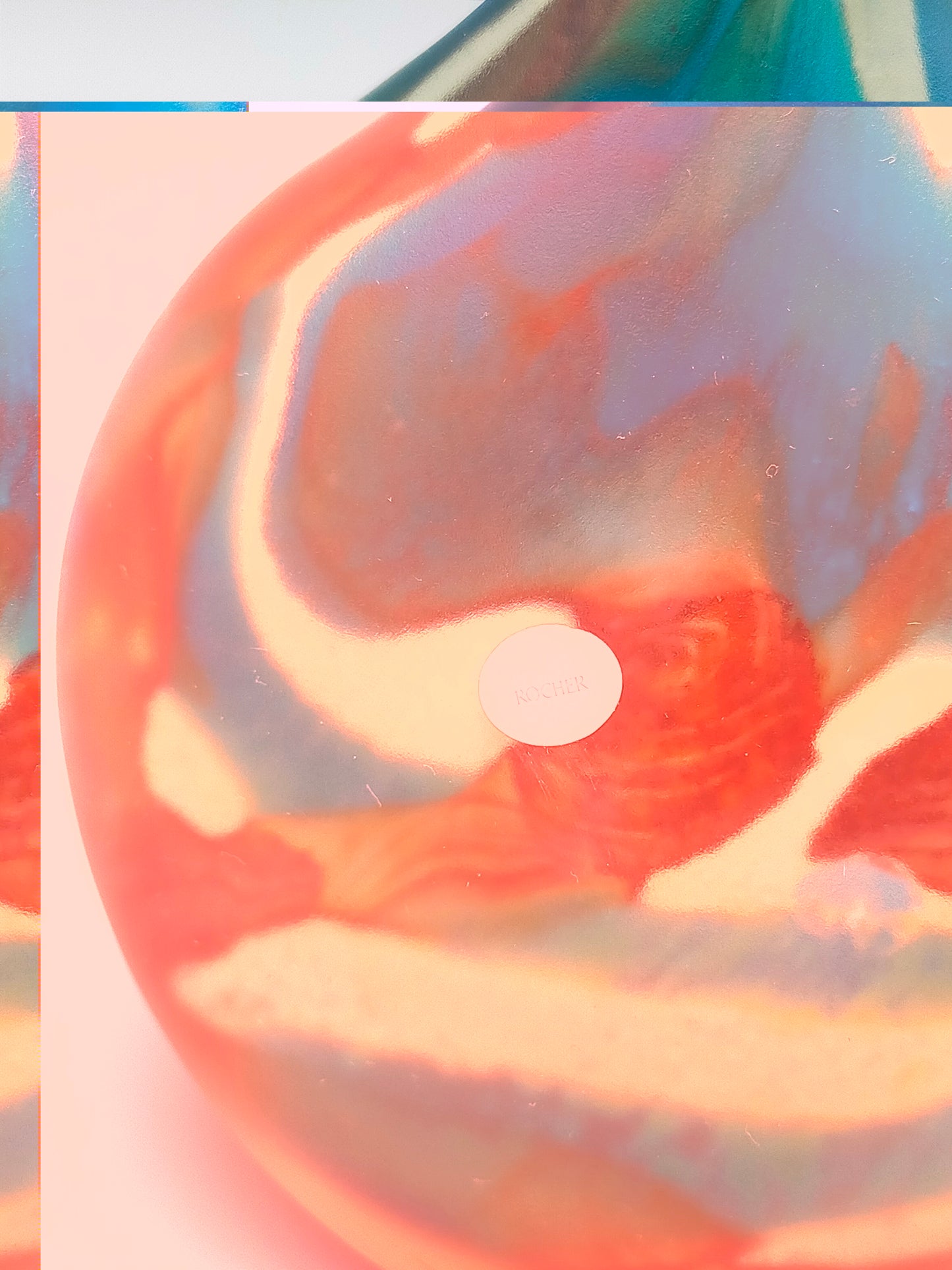Exklusive Mdina Glass Malta Designer Vase Farbenprächtiges Studioglas