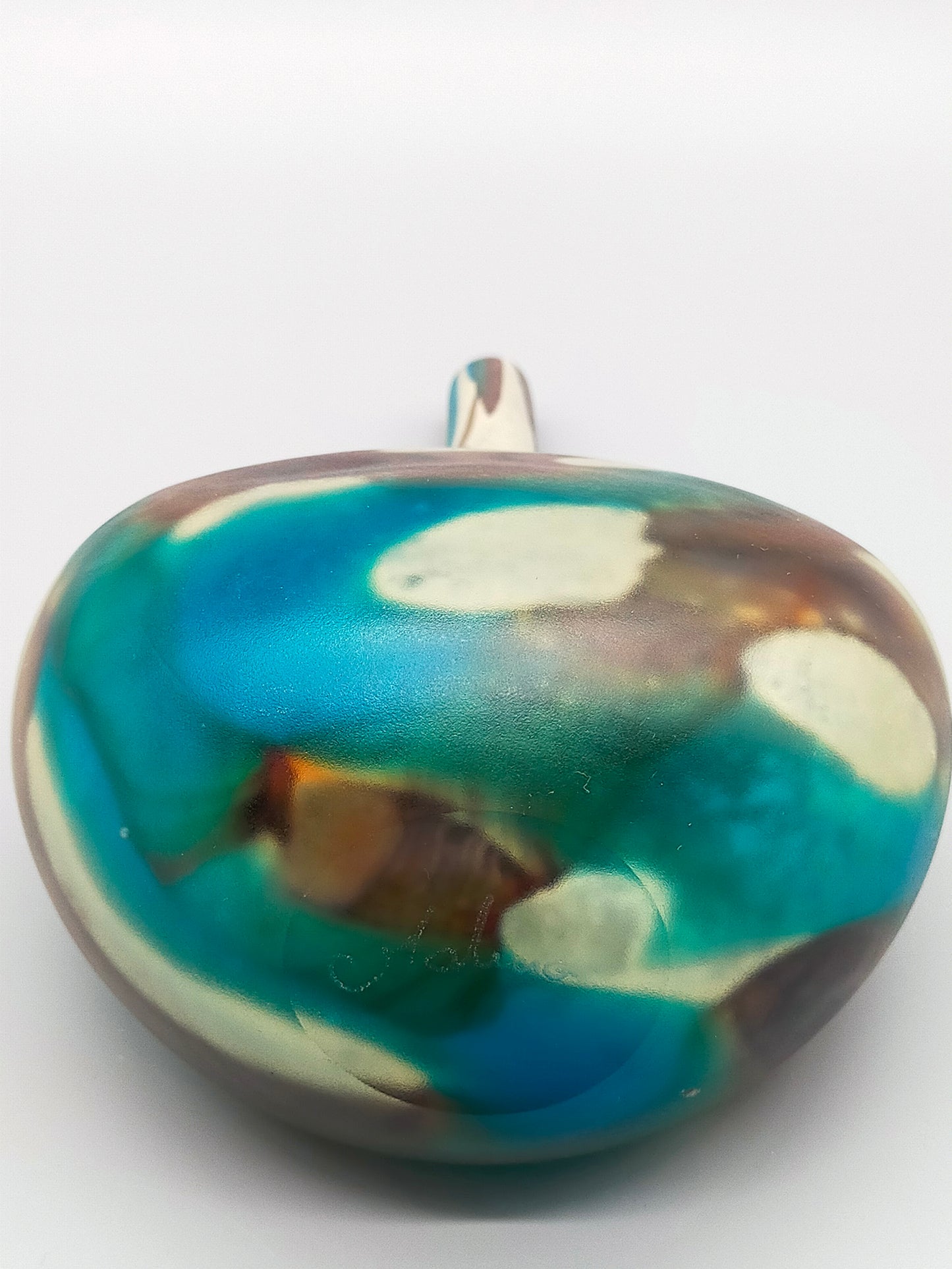 Exklusive Mdina Glass Malta Designer Vase Farbenprächtiges Studioglas