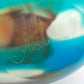 Exklusive Mdina Glass Malta Designer Vase Farbenprächtiges Studioglas