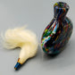 Rodenstock Schnupftabak Set Buntes Murano Stil Glas mit OVP