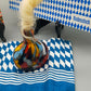 Rodenstock Schnupftabak Set Buntes Murano Stil Glas in OVP