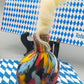 Rodenstock Schnupftabak Set Buntes Murano Stil Glas in OVP