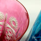 Farbenfrohe Kristall Gläser im Set Buntes Schliffglas Design