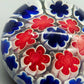 Farbenfroher Millefiori Briefbeschwerer Kunstvolles Glasobjekt