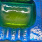 Massiver Murano Glas Aschenbecher Vintage Sommerso Design
