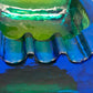 Massiver Murano Glas Aschenbecher Vintage Sommerso Design