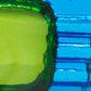 Massiver Murano Glas Aschenbecher Vintage Sommerso Design
