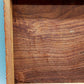 Handgeschnitzte Holz Box aus Indien Schatulle mit Blumen Dekor