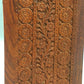 Handgeschnitzte Holz Box aus Indien Schatulle mit Blumen Dekor
