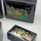 Asiatisches Lackdosen Set (4-teilig) Elegante Stapelboxen mit Landschaft