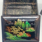 Asiatisches Lackdosen Set (4-teilig) Elegante Stapelboxen mit Landschaft