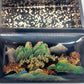 Asiatisches Lackdosen Set (4-teilig) Elegante Stapelboxen mit Landschaft