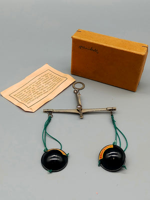 Vintage Morphin Apothekerwaage Historische Handwaage mit Box