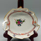 Herend Apponyi Purpur Blattschale Edle Porzellan Schale mit Griff
