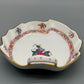 Herend Apponyi Purpur Blattschale Edle Porzellan Schale mit Griff