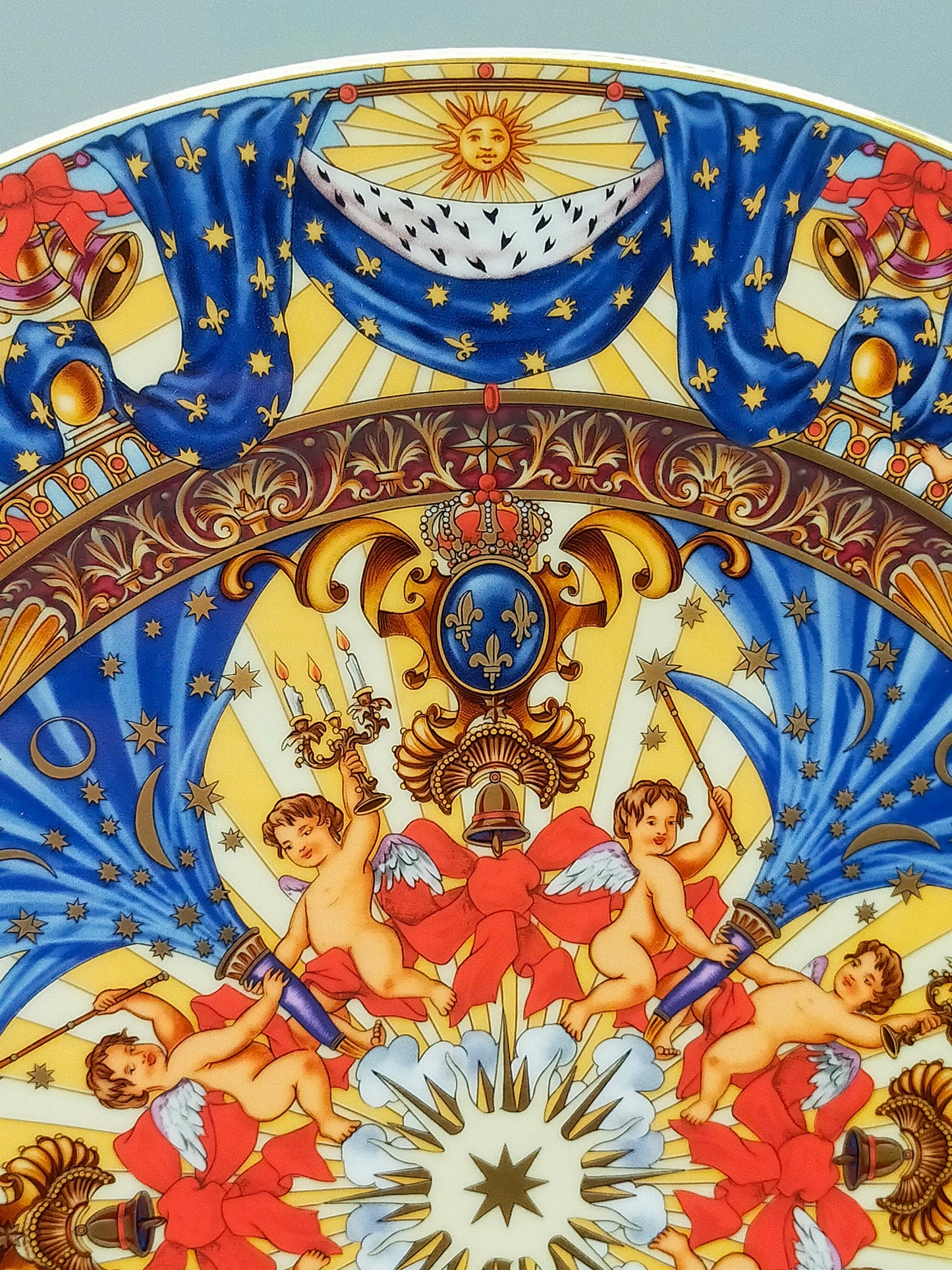 Hutschenreuther Weihnachtsteller 2002 Am Hofe des Sonnenkönigs
