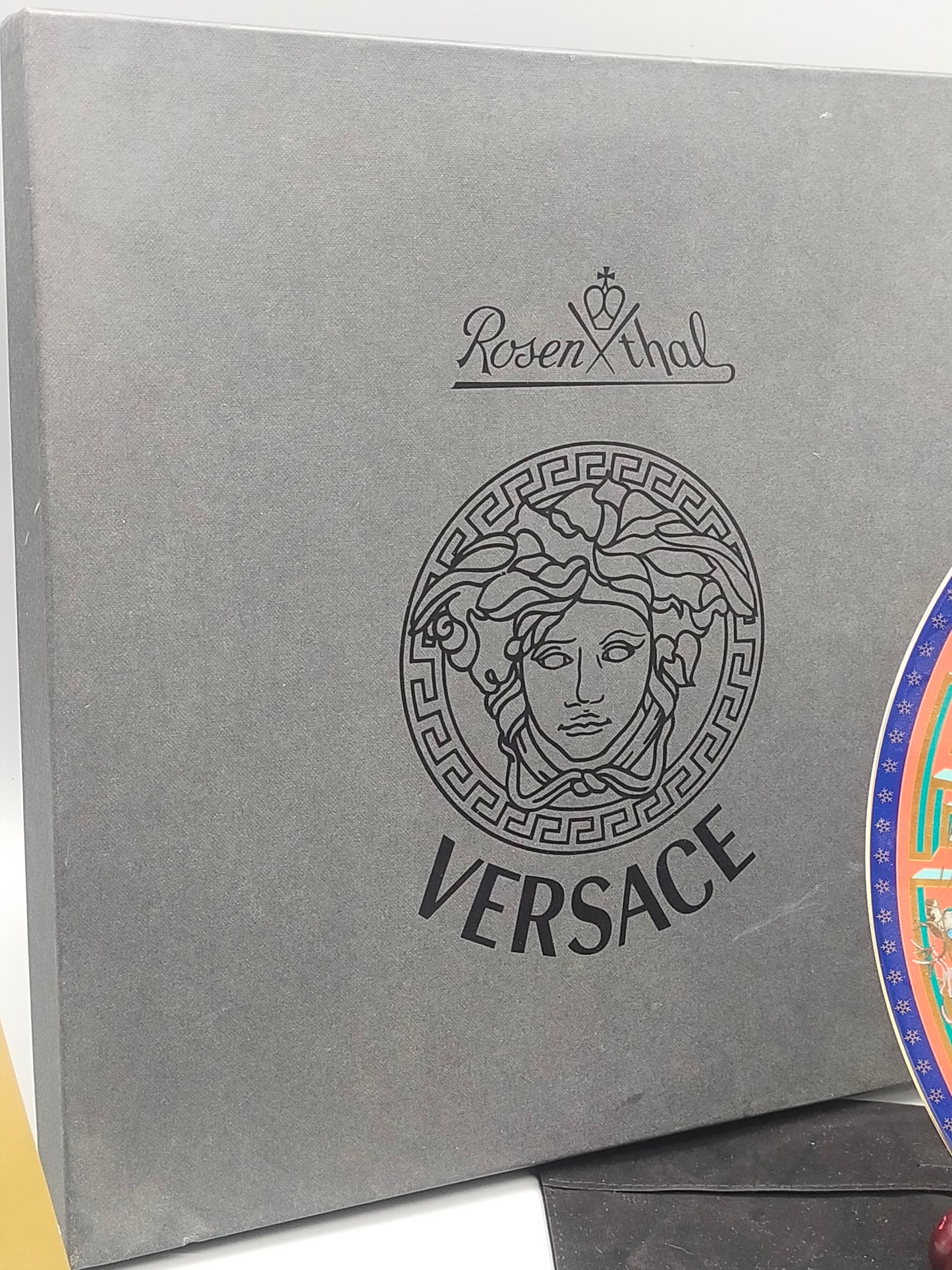 Exklusiver Rosenthal Versace Wand Teller Christmas Glory 2004 Mit OVP