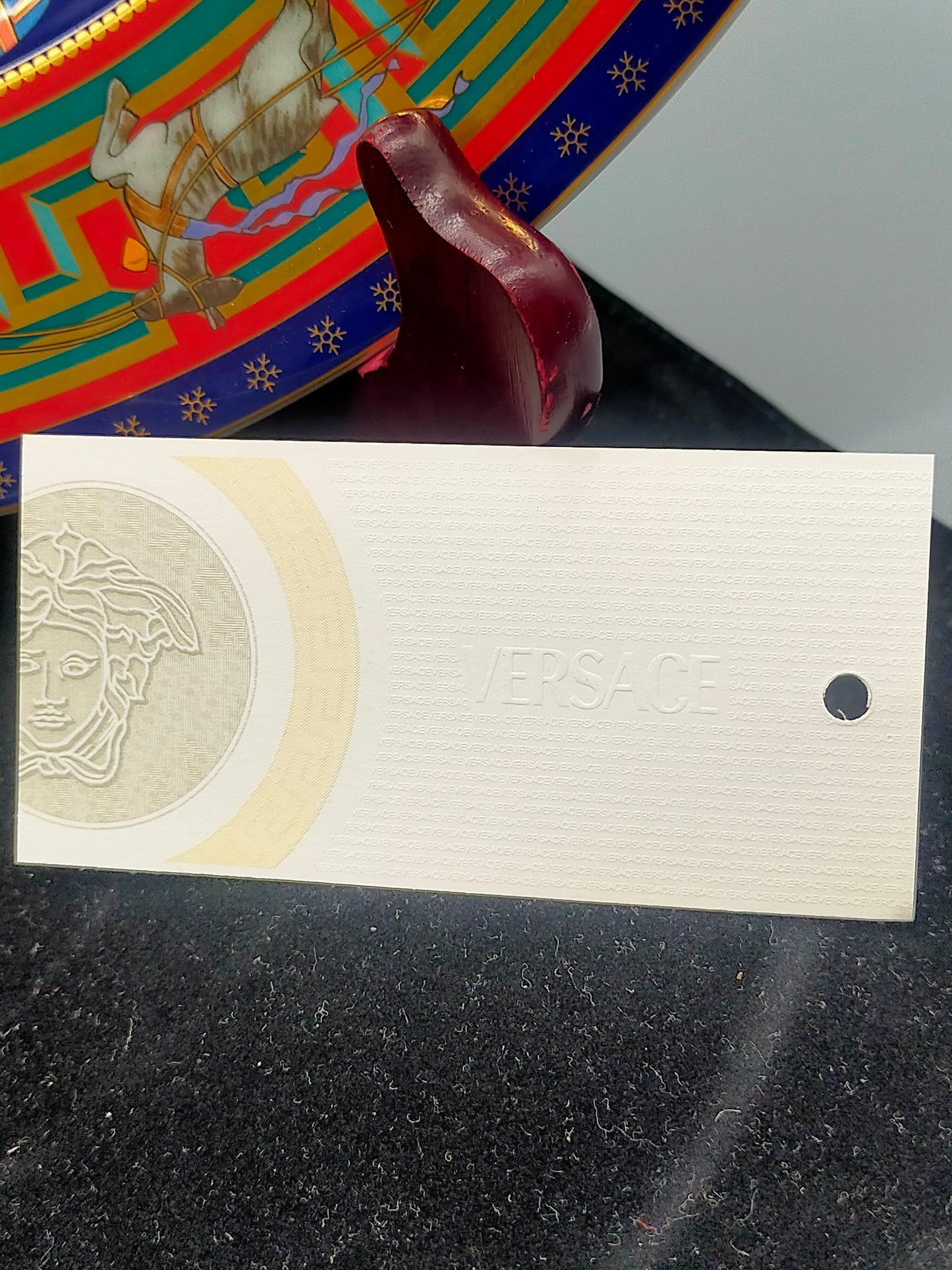 Exklusiver Rosenthal Versace Wand Teller Christmas Glory 2004 Mit OVP