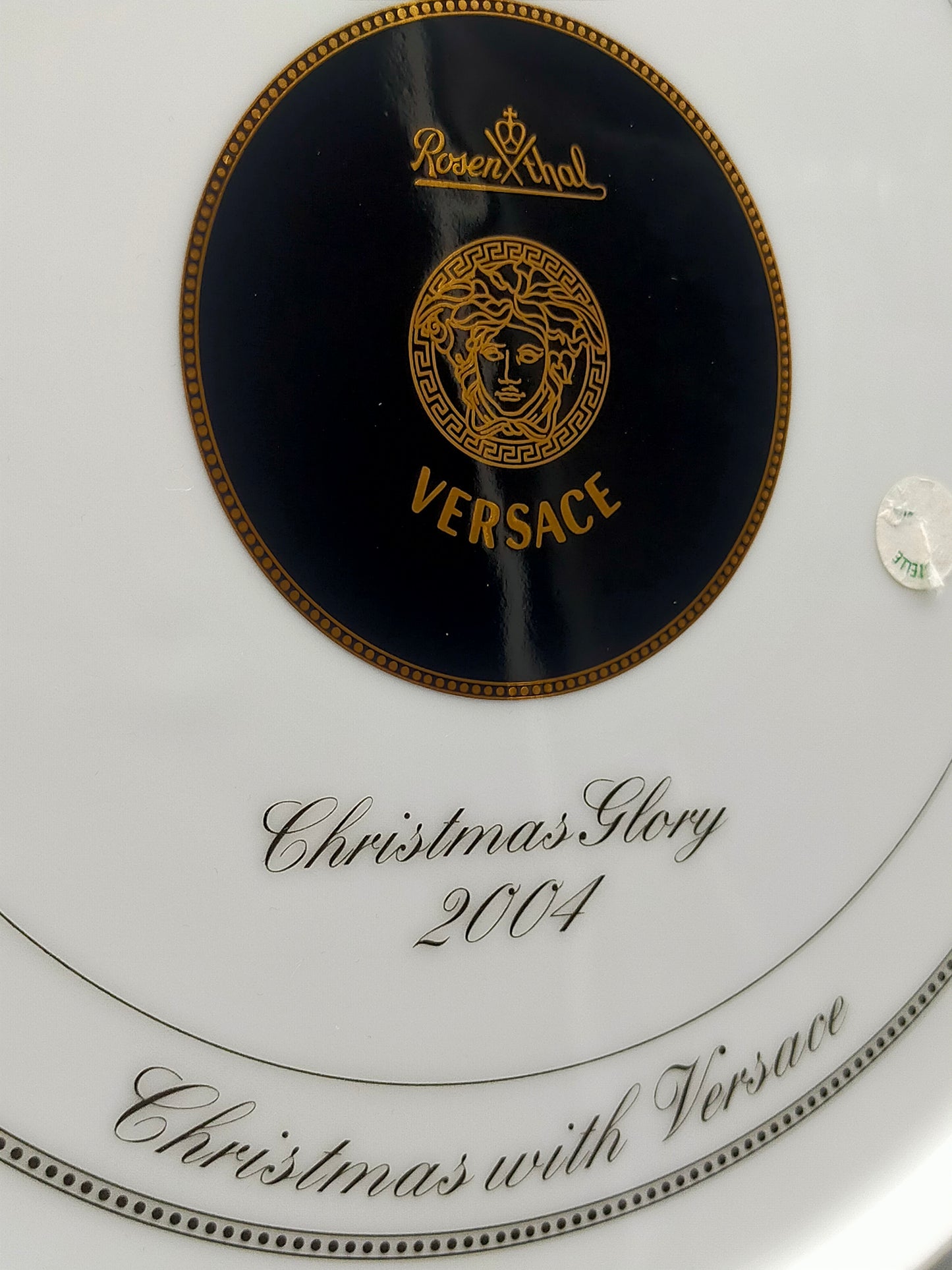 Exklusiver Rosenthal Versace Wand Teller Christmas Glory 2004 Mit OVP