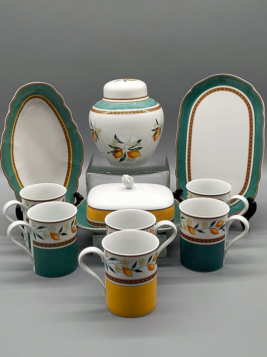 Hutschenreuther Medley Alfabia Tierra Porzellan Set Mediterran