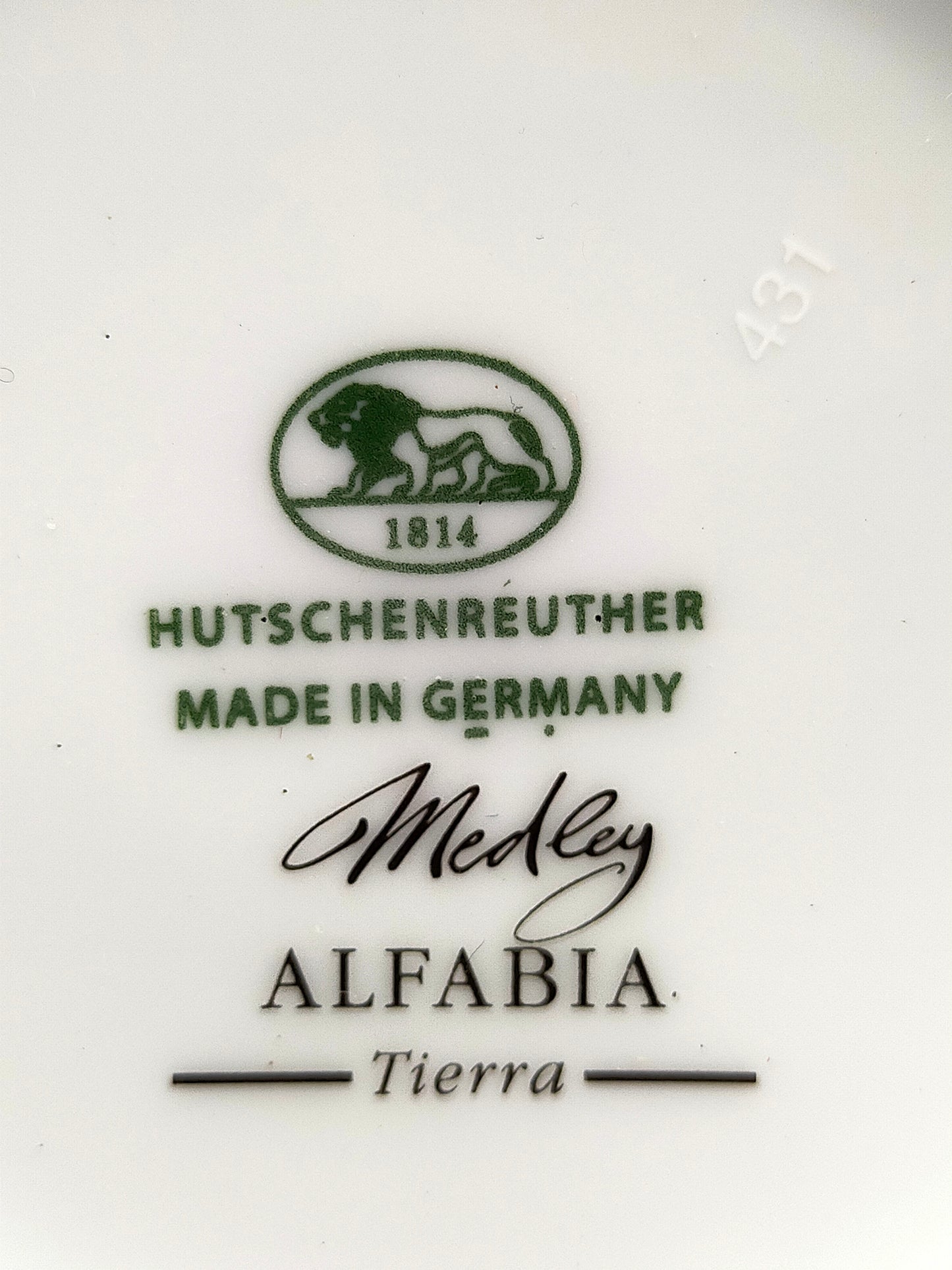 Hutschenreuther Medley Alfabia Tierra Porzellan Set Mediterran