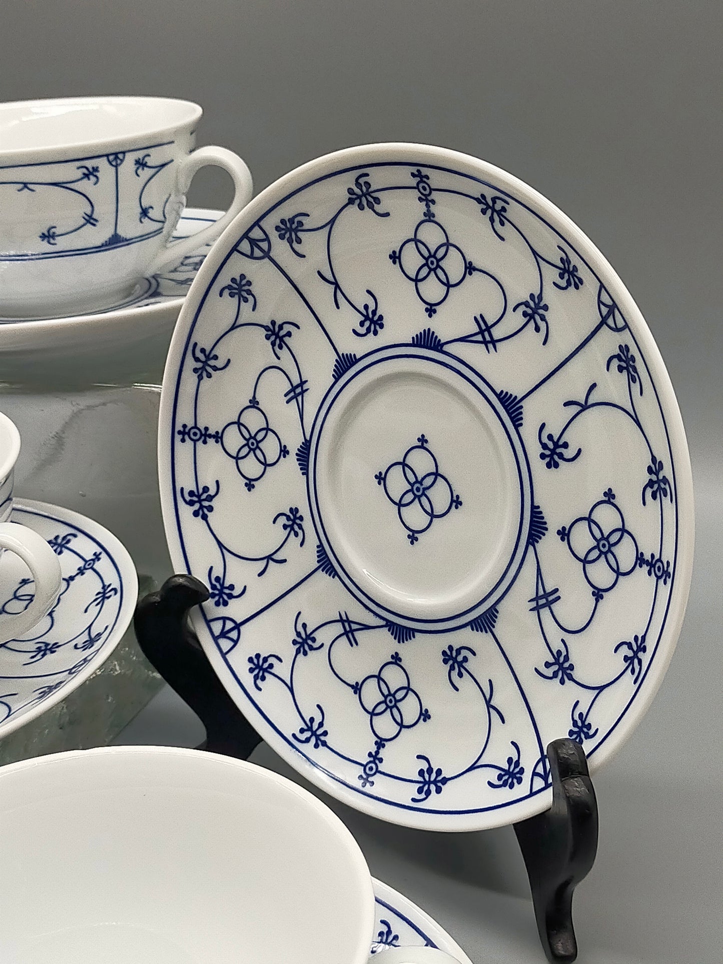 Winterling Indischblau Suppentassen Klassisches Set für 6 Personen