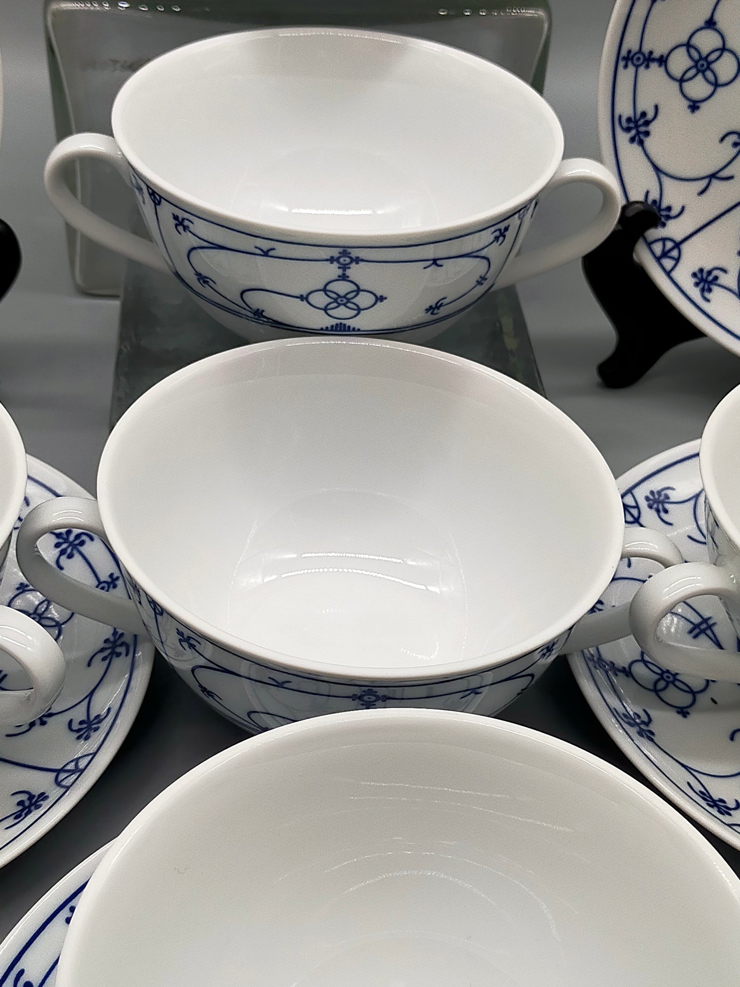 Winterling Indischblau Suppentassen Set für 6 Personen