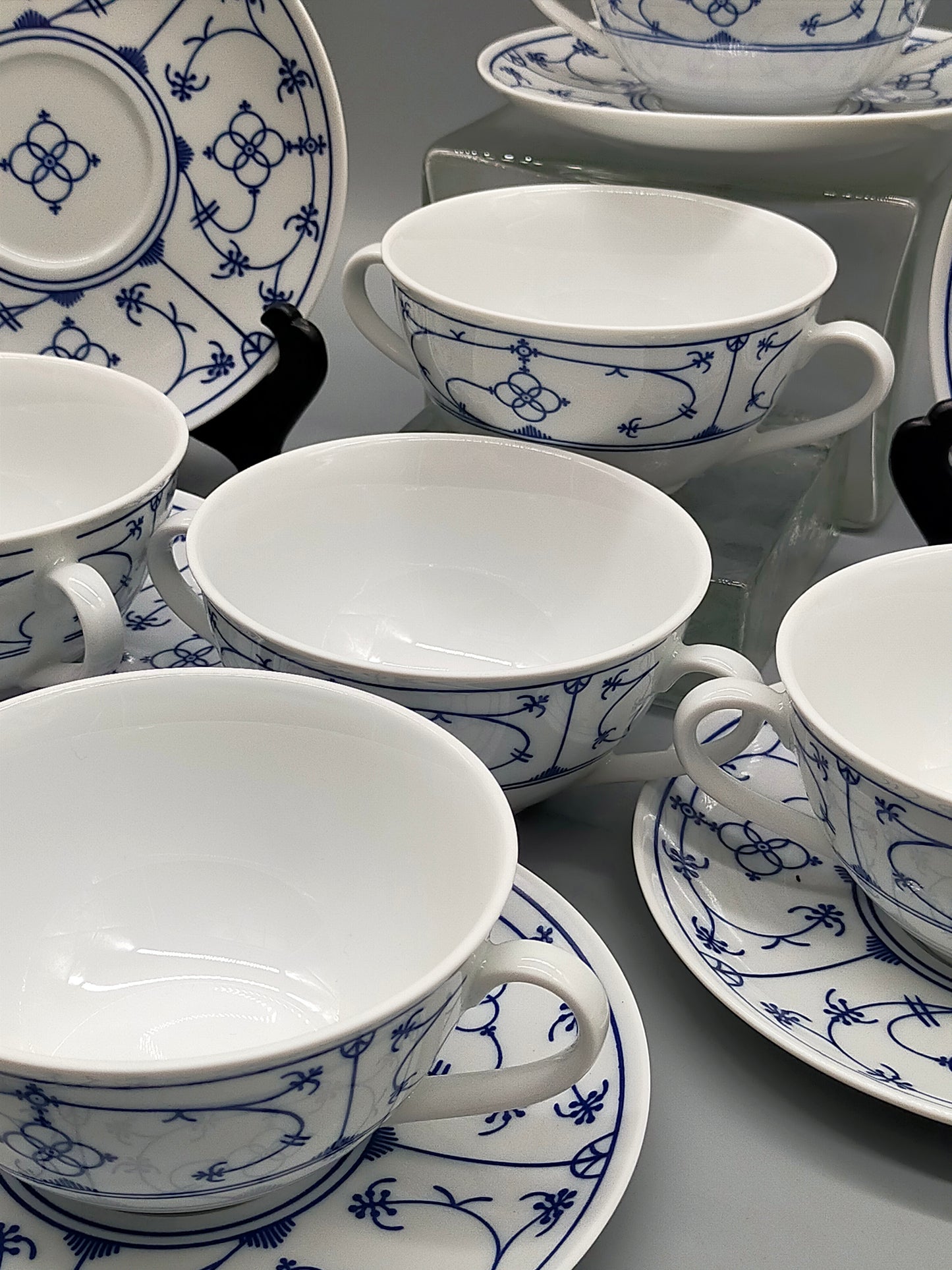Winterling Indischblau Suppentassen Set für 6 Personen