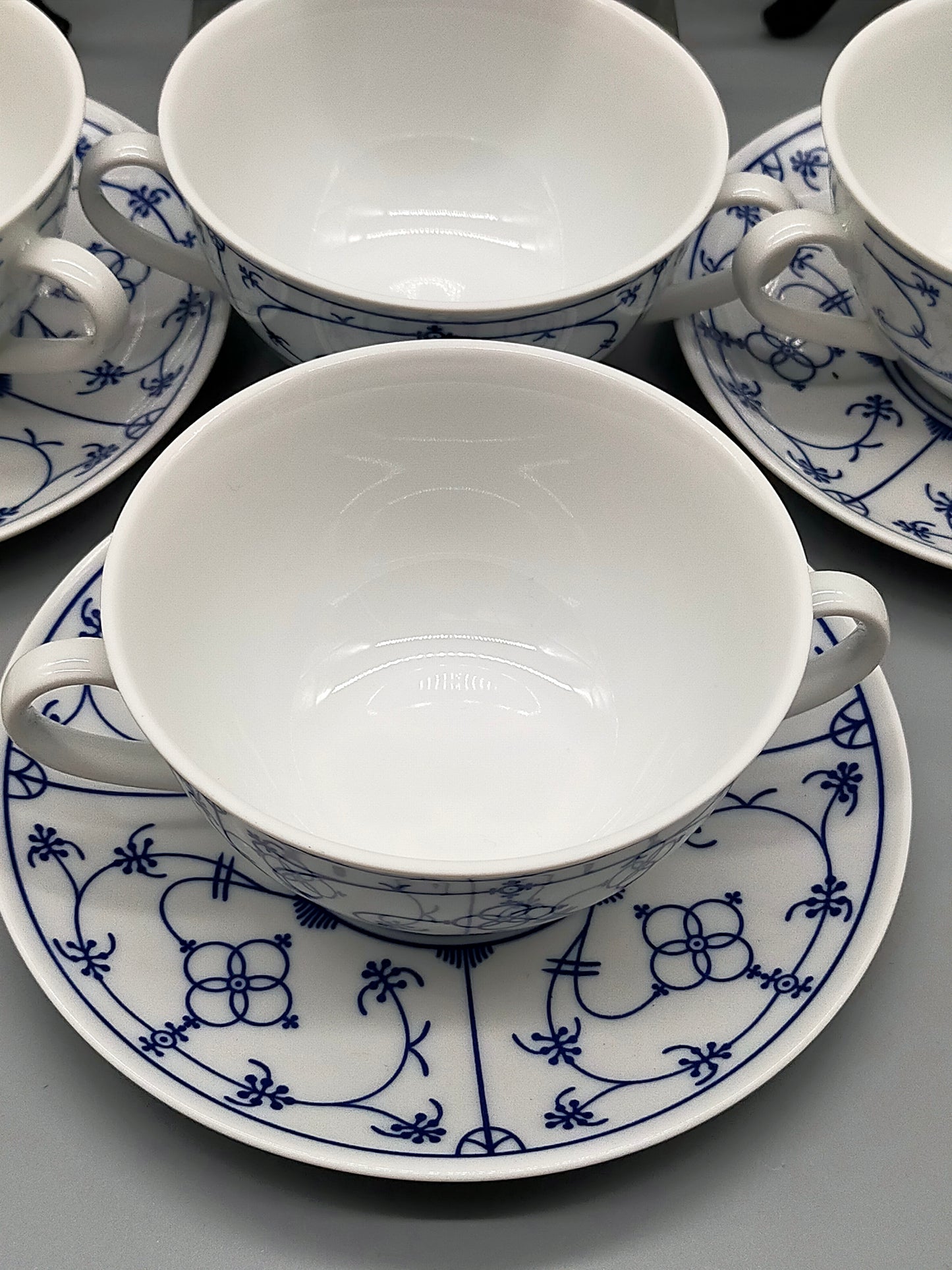 Winterling Indischblau Suppentassen Set für 6 Personen