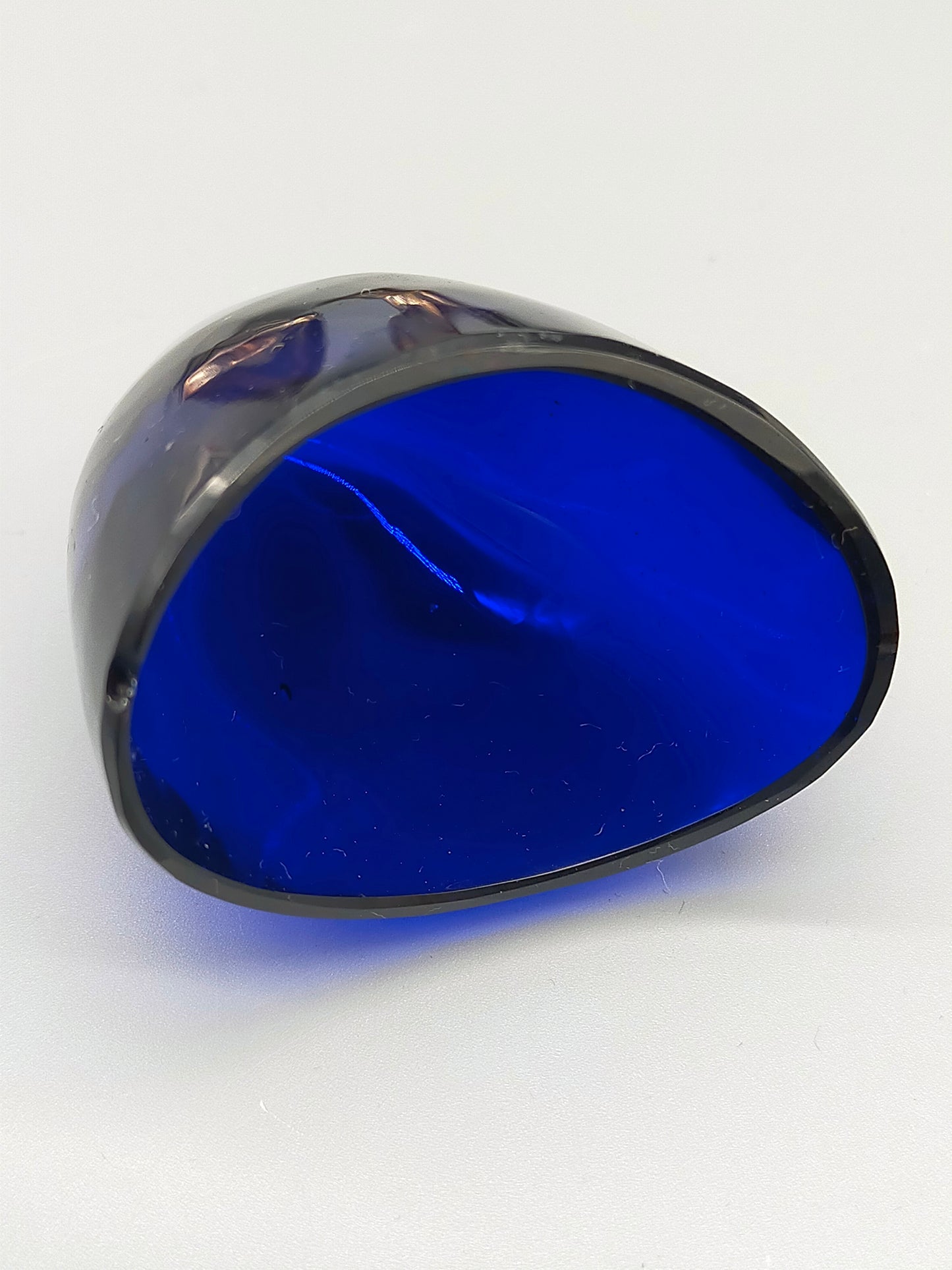 Antikes Zuckerstreuer Set Versilbert mit blauem Glaseinsatz