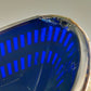 Antikes Zuckerstreuer Set Versilbert mit blauem Glaseinsatz