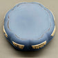 Klassische Wedgwood Jasperware Dose – Blaues Porzellan mit Relief