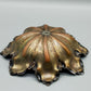 Antike Schale im Jugendstil Florale Bronze Optik Dekorschale