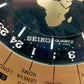 Vintage  1984 Seiko Weltzeit Tisch Uhr Elegantes Messing Design mit Weltkarte