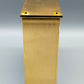 Vintage  1984 Seiko Weltzeit Tisch Uhr Elegantes Messing Design mit Weltkarte