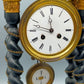 Antike Portaluhr Napoleon – Prunkvolle Säulen Uhr aus Frankreich