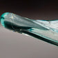 Elegante Murano Kunstglas Schale Türkis mit Craquelé-Optik Design