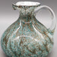 Murano Stil Glas Krug in Türkis Kunstvoller Krug mit Henkel