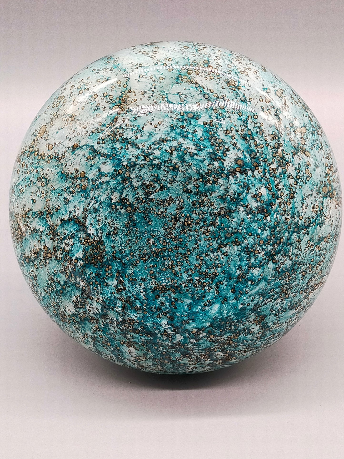 Murano Stil Glas Krug in Türkis Kunstvoller Krug mit Henkel