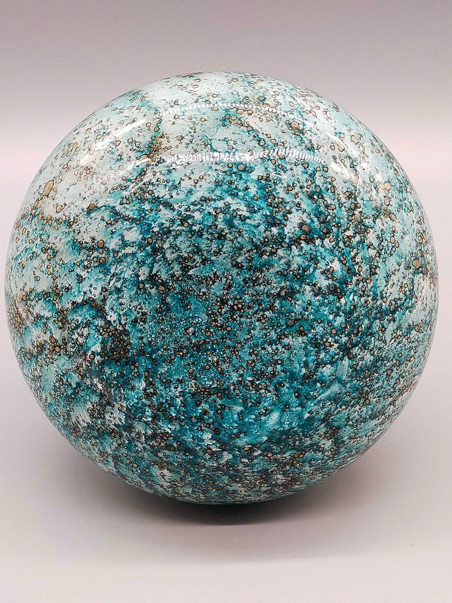 Murano Stil Glas Krug in Türkis Kunstvoller Krug mit Henkel