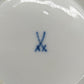Meissen Purpur Rose Reich – 3er Set Prunk Teller mit Goldrand