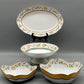 Hutschenreuther Medley Alfabia Porzellan Set 4 tlg Servierset