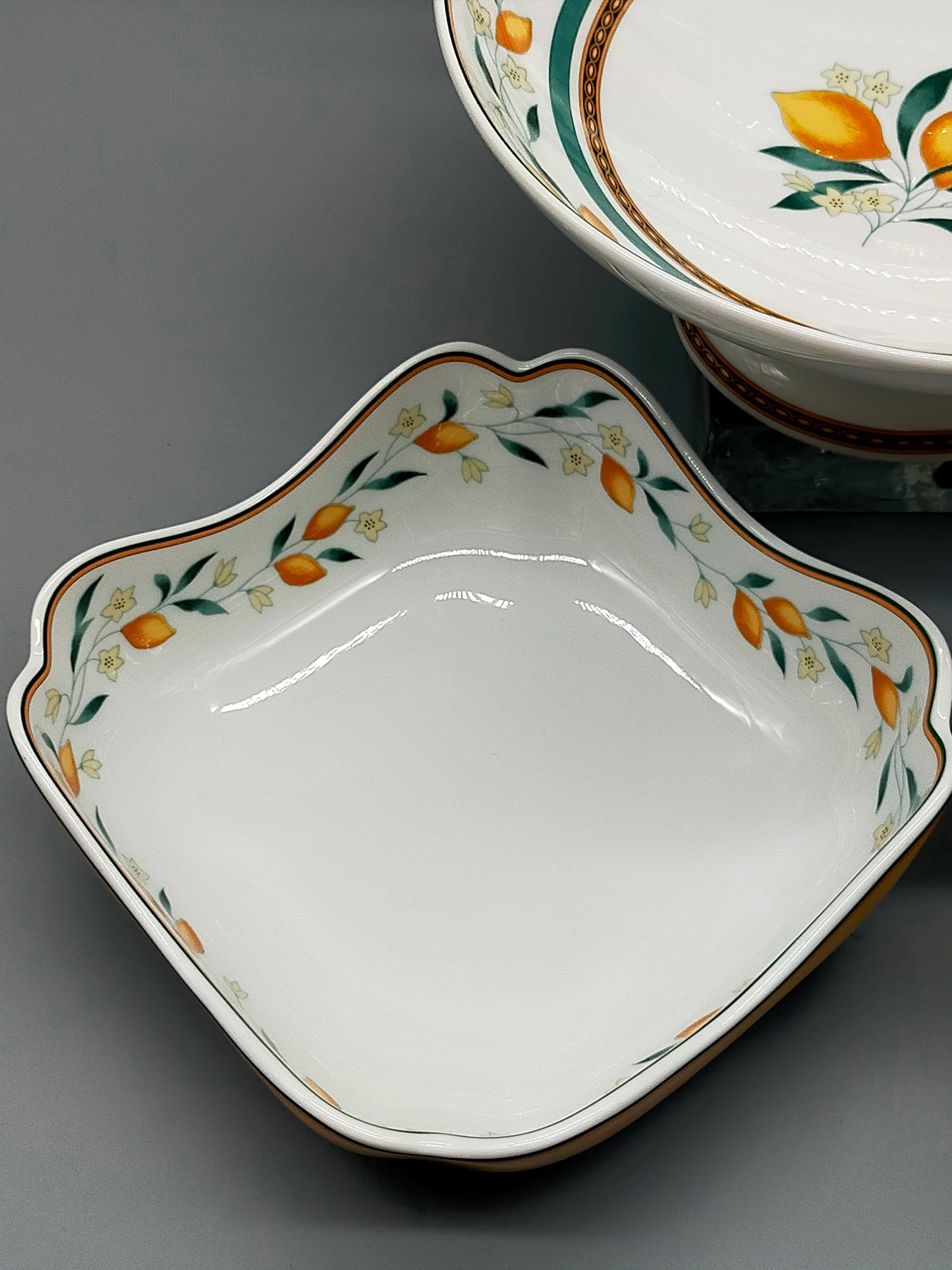 Hutschenreuther Medley Alfabia Porzellan Set 4 tlg Servierset